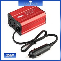 200W 자동차 전원 인버터 12V 220V 및 AC 110v 변환기 자동 충전기 변환기 어댑터 수정 사인파 EU 미국 JP, 03 12V 110V JP
