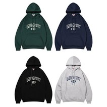 VOLCOM 스톤 유니버시티 컴포트핏 후드티셔츠 블랙