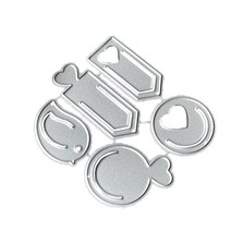 카본 스틸 만화 절단 다이 엠보싱 스텐실 템플릿 금형 DIY 종이 예술 C, 다른