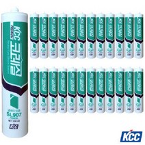 KCC 코레실 SL907 프리미엄 무초산실리콘 300ml 25개입 (투명 금색), 투명, 1 박스 25개입