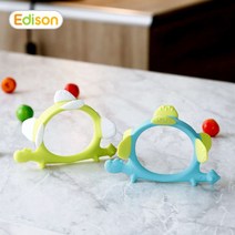 치아발육기 추천/ 공룡 실리콘 치발기 - (실리콘치발기/유아용품/유아구강용품/아기치발기/유아치발기), 그린