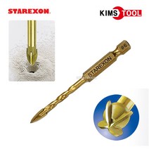 스타렉슨 멀티드릴 TD-60G (6.0mm) 티타늄 세라믹드릴 타일드릴 다용도 드릴 유리드릴 STAREXON