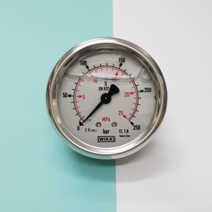 WIKA 위카 비카 압력게이지 213.53 EN837-1 63파이 D형 PT나사 유압 오일 압력계 게이지 PRESSURE GAUGE, 6k(6bar), 1개