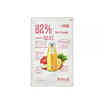 미샤 톡스 비건 착즙 시트 마스크 스킨 스무더, 미샤 톡스 비건 착즙 시트 마스