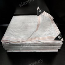 비가림막 천막천 투명 타포린 캐노피 설치 차양 가게 상가 테라스 발코니 어닝, 0x0m, 화이트 웨빙 가장자리 2x1.5 미터