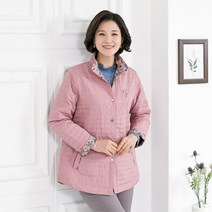 여성 엄마옷 모슬린 화사한 꽃 패딩점퍼 YJP002029 마담 미시옷 중년여성의류 50대 60대여성옷 빅사이즈