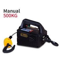 휴대용 전기 윈치 핸드 가정용 전기 호이스트 소형 크레인 호이스트 서스펜션 텐셔너 견인 로프, Manual