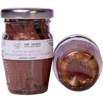 Mr.Moris Anchoas Fillets 미스터 모리스 칸타브리코 앤초비 필렛 인 올리브유 80g, 1개