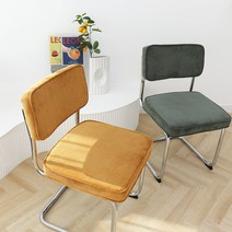 파스텔우드 세스카체어 코듀로이 카페 인테리어 의자, 카키