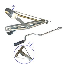 캠핑카 부품 캠핑카 다리 받침대 주차 지지잭 트레일러 부품인 요트 모터 트레일러는 발을 접고 접는다. 00191509, 삼각 평형 다리 1개