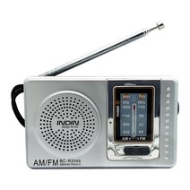 BC-R2048 FM AM 라디오 장로 조부모를위한 개폐식 안테나 선물 선물 음악 듣기 및 방송 재생, [01] 2048, 01 2048