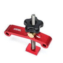 목공기계부품CRTOL 빠른 작동 홀드 다운 클램프 19/30mm T-트랙 카펜터 범용 고정 지그 T-슬롯 블록 압반, 01 CT-10