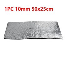 은박단열재 바닥 단열재 외벽 스티로폼 1/10 시트 방음 매트 50x2 5/40x10 0/18x25cm 자동 컴팩트 교정 자, 05 1PC 50X25cm 10mm