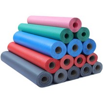 미끄럼방지 발판 고무 매트 공장 PVC 작업장 15M, 그린헤링본-옥스포드스타일폭1미터-길이15미터