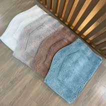 [아모뜨] 프렌치 폭신폭신 발매트 (40x60)(4color), 코코아