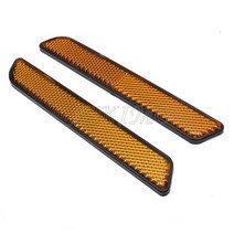 할리데이비슨스티커할리 오토바이 프론트 포크 반사판 충격 케이스 스티커 다이나 팻보이 소프테일 하단, 01 Yellow black, 1개