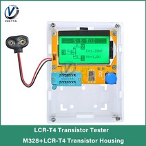 트랜지스터 테스터 반도체 테서트기 메터 디지털 디스플레이 다이오드 극관 스크린 미터, 케이스 포함