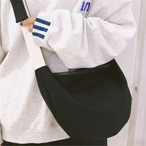 캣츠원피스 캔버스백 반달 크로스가방