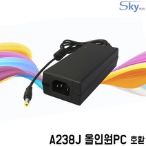 A238J 올인원PC호환 12V3A 국산 어댑터, 어댑터 + AC 각코드 1.8m