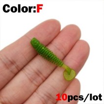 공냉식칠러 OUTKIT 미니 워블러 낚시 소프트 미끼 고무 웜 인공 배스 실리콘 물고기 3.5cm 4.5cm 로트당 10 개, 11.F - 3.5cm