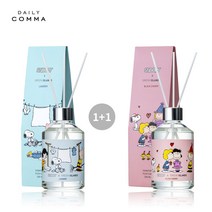 [데일리콤마]그린아일랜드 스누피 디퓨저(200ml 2P+스틱10P), 베이비파우더(200ml 2P+스틱10P)