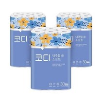 [내일도착] 코디 내추럴소프트 27m 30롤 3팩, 3세트