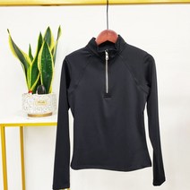 승마 용품 baselayer 여성 긴 소매 티셔츠 여성 셔츠 쇼 마술 의류, 검은 색, m