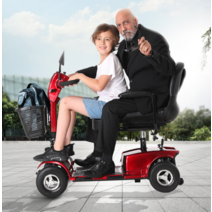 노인 전동휠체어 나드리 스쿠터 전동차 배터리 충전기, 3431A 모델 12AH 납 전기 모터24V