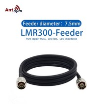 LMR 300 케이블 RF 어댑터 50-5 50ohm 동축 케이블 1 미터 길이 N 수 암 SMA BNC M 유형의 커티마이즈 커, customizable