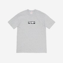 [New Best] 슈프림 x 에밀리오 푸치 박스로고 티셔츠 헤더 그레이 블랙 - 21SS Supreme Emilio Pucci Box Logo T-Shirt Heather Gre