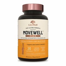 LiveWell Labs MoveWell 라이브웰 랩스 무브웰 조인트 헬스 관절건강 30정
