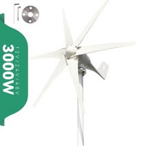 소형 대형 풍력발전기 발전기 키트 자가 풍력 터빈 프리 에너지 3kw 3000w 48v 24v 12v 6 블레이드 MPPT충전 컨트롤러 포함 윈드밀 RV 요트 농장 가정용, 12V+With MPPT Anemometer+6 Bla