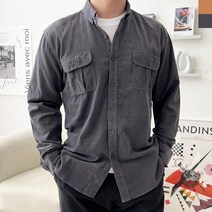 데이트룩 캐주얼 코듀로이 포켓 셔츠 사회초년생선물 댄디스타일 봄가을코디 남성미 데님룩 환절기패션
