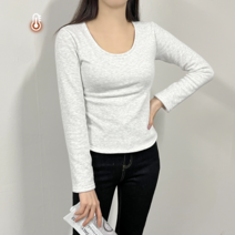 [리즈데이즈] 리너블 밍크 이너 슬림 베이직 라운드 티