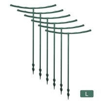 포도나무지지대 y자형 조립식 포도 나무 지지대 철재 아치형 넝쿨 6pcs 플라스틱 식물, 리터 25x14.5cm