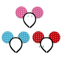 파티용 생쥐머리띠학교축제행사장축하파티/ koonshop, 핑크