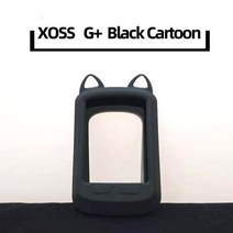 자전거 속도계 XOSS G 보호 케이스 실리콘 커버 Xoss PLUS 호환 컴퓨터 무선 GPS, Black cat ears