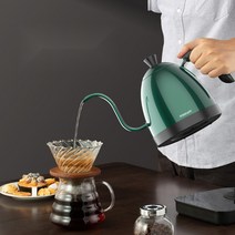브뤼스타 드립포트 Brewista 커피 원두 포트 (어답터포함) 600ml, 너도밤나무 흰색