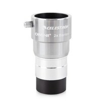 Celestron omni 4mm 6mm 9mm 12mm 15mm 32mm 40mm 및 2x 접안 렌즈 및 Barlow 렌즈 완전 멀티 코팅 금속 천문학 망원경 315355, OMNI2X