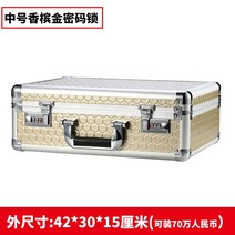 금고 호텔 안전 강력 가정용 홈 옷장 홈 작은 비밀번호 상자 머리맡 테이블 보물 학생, 다른 크기, 미디엄 샴페인 골드 콤비네이션 락