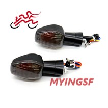 후면 턴 신호 표시 등 혼다 CBR1100XX 1997-2007 오토바이 액세서리 깜박이 램프 전구 CBR 1100 XX, (03)Smoke