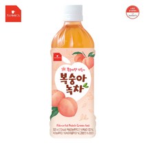 웰그린 스위츠 복숭아녹차 500ml X 24PET 음료수