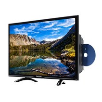 Westinghouse 24인치 HD 소형 TV 내장 DVD 및 V 칩 슬림하고 컴팩트한 720p LED 평면 스크린 TV HDMI USB VGA 호환 침실 주방 RV