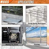 KAMSIN-M66S 공압 클린칭 클리퍼 에어 파워 클립 도구 6.2MM 크라운 적합 스프링 매트리스 와이어 케이지 카시트 용