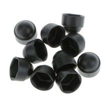 Zeyuan M8x14mm 플라스틱 보호 캡 육각 너트 10개 팩 4개, 블랙, 설명