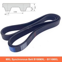 타이밍 벨트 풀리 타임 1Pcs MXL 타이밍 벨트 폭 6 10mm 폐쇄 루프 동기식 벨트 B106 B107 B108 B109 B110, 10mm_B112 - 227.584mm_1 개