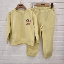[에스핏]논현점 ***대박세일*** 빠른배송 남여아 공용 봄 가을에 입기좋은 상의 하의 세트로 입을 수 있는 바지 티셔츠 알로(YE)SKW509-UKRT20