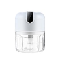 육절기 멀티 슬라이서 탕파 절단기 고추 대파 파절이 기계 야채 가정용 써는기계 250ml 미니 전기 마늘 매셔 초퍼 커터 생강 매셔 주방 식품 분쇄기 칠리 usb 충전, 250ml 흰색