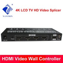 4K TV 월 2x2 HDMI 비디오 컨트롤러 프로세서 1080P 60Hz 1X2 1X4 1X3 2X1 3x1 4X1 벽 스티칭, 한개옵션0