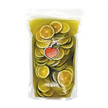 자여늘 청귤청 500ml 1kg 2kg 국내산 제주 청귤 수제청 과일청 홈카페 카페, (청귤) 자일로스 (1kg), 1개